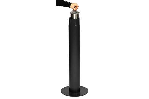 Probbax - Stand alone ashtray - 5l - 1500 butts - ø 310 x 980mm  Probbax - Stand alone ashtray - 5l - 1500 butts - ø 310 x 980mm