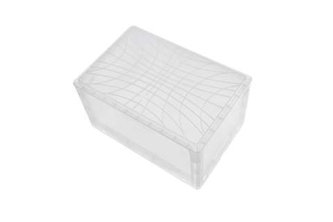 Qubb - EN Stacking bin Budget Crystal 61l - 600x400x325mm - closed sides and closed reinforced bottom  Qubb - EN Stacking bin Budget Crystal 61l - 600x400x325mm - closed sides and closed reinforced bottom