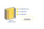 Mobil Plastic - Metal wall cabinet incl. 120 pcs Crystal box tilt bins - 1270x600x1950mm 