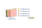 Mobil Plastic - Metal wall cabinet incl. 510 pcs Crystal box tilt bins - 1870x800x1950mm 