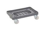 Transport undercarriage for stack/nest 600x400mm h 4 pp swivel casters