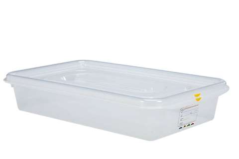 Gastronox - Gastronox 1/1 - 65mm high - 9l - lid and clips included  Gastronox - Gastronox 1/1 - 65mm high - 9l - lid and clips included