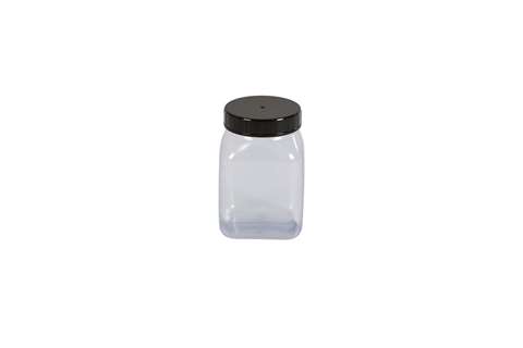 Square container wide opening - 200ml serie 310 pvc/petg