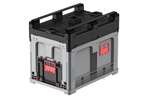 Qubb - Logifold box 1200x800x958mm - 660l - closed - 2 skids - flap door  1 short side 