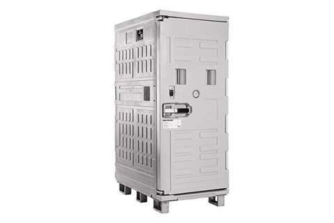 Melform - Cargo line isothermal container 1000 l - on palletframe (6 feet)  Melform - Cargo line isothermal container 1000 l - on palletframe (6 feet)