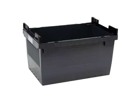 Loadhog - Swing bar crate Omnimax 70l - 600x400x370mm - recycled  Loadhog - Swing bar crate Omnimax 70l - 600x400x370mm - recycled