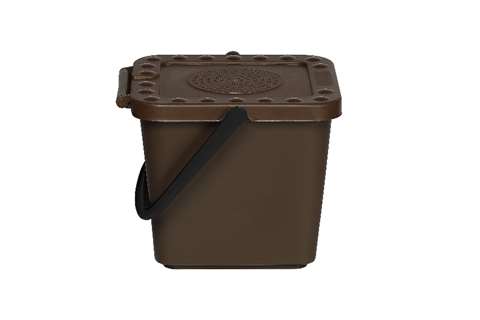 Probbax - Organic waste container with flip lid - with perforated lid - 7l  Probbax - Organic waste container with flip lid - with perforated lid - 7l