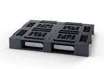 Cabka - Pallet classic line - 1200x1000x150mm - open deck - 3 skids - 7mm edge - 2000 kg dynamic capacity 