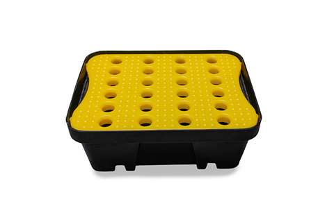 Qubb - Leak tray with grate - 10l - 400x300x155mm  Qubb - Leak tray with grate - 10l - 400x300x155mm