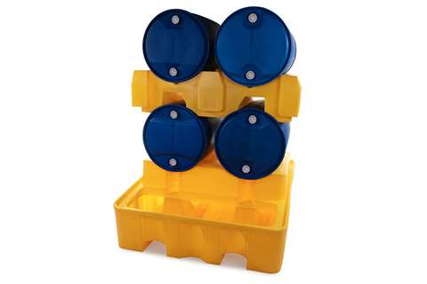 Qubb - Leak tray - 2 lying barrels - 450l - 1375x1350x635mm  Qubb - Leak tray - 2 lying barrels - 450l - 1375x1350x635mm