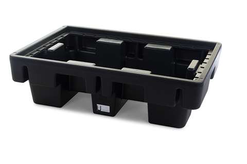 Qubb - Leak tray without grate - 2 barrels-230l - 1310x910x380mm - not for DE/AT  Qubb - Leak tray without grate - 2 barrels-230l - 1310x910x380mm - not for DE/AT