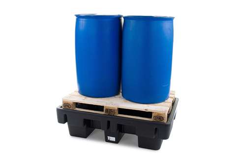 Qubb - Leak tray without grate - 2 barrels-230l - 1310x910x380mm - not for DE/AT  Qubb - Leak tray without grate - 2 barrels-230l - 1310x910x380mm - not for DE/AT