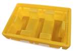 Qubb - LEAK TRAY WITHOUT GRATE - 2 BARRELS-230L 1310X910X380MM - NOT FOR DE/AT