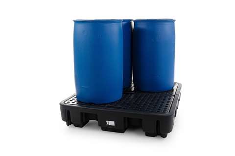 Qubb - Leak tray with grate - 4 barrels - 250l - 1380x1290x280mm - not for DE/AT  Qubb - Leak tray with grate - 4 barrels - 250l - 1380x1290x280mm - not for DE/AT