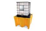 Qubb - SPILLPALLET FOR 1 IBC TANK - 1100L WITH GRID - NOT FOR DE/AT