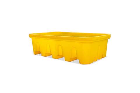 Qubb - Leak tray for under racking - 1100l - 2165x1300x575mm  Qubb - Leak tray for under racking - 1100l - 2165x1300x575mm