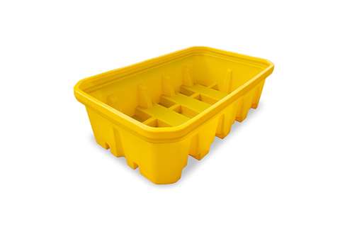 Qubb - Leak tray for under racking - 1100l - 2165x1300x575mm  Qubb - Leak tray for under racking - 1100l - 2165x1300x575mm