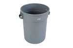 Round waste bin 80l - ø570x610mm withhout lid