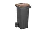 Sulo - Container on wheels - 120l - with colored lid 