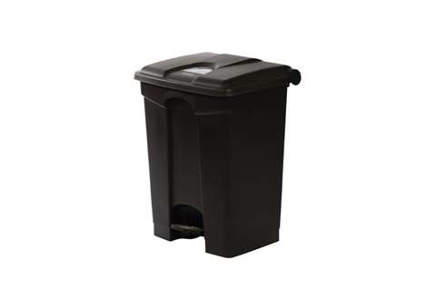 Probbax - Rectangular step-on waste bin 70 l - 495x412x673mm  Probbax - Rectangular step-on waste bin 70 l - 495x412x673mm