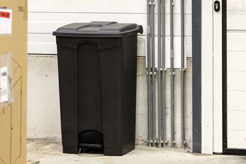 Probbax - Rectangular step-on waste bin 70 l - 495x412x673mm  Probbax - Rectangular step-on waste bin 70 l - 495x412x673mm