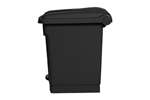 Probbax - Rectangular step-on waste bin 30l 410x398x435mm - 50% recycled