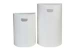 Probbax - HALF-ROUND WALL BIN - 20L 350X190X495MM - INCL. WALL MOUNTING