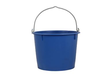 Blaue Baueimer