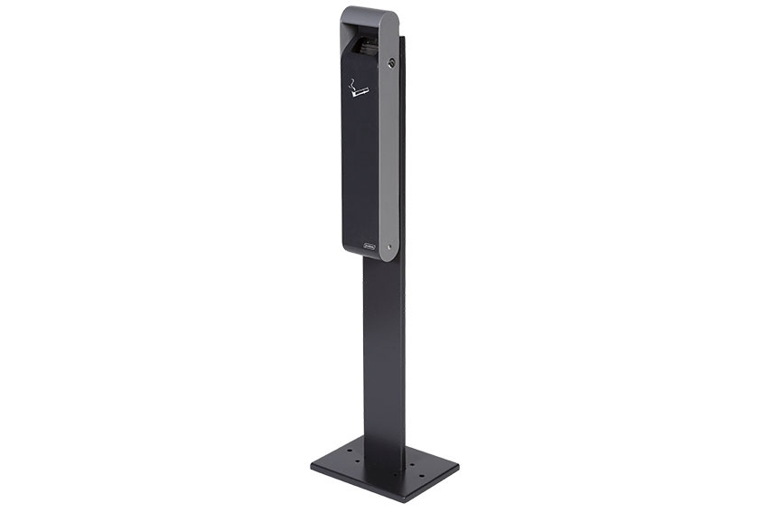 Rectangular wall ashtray 3l - on socle epoxy 