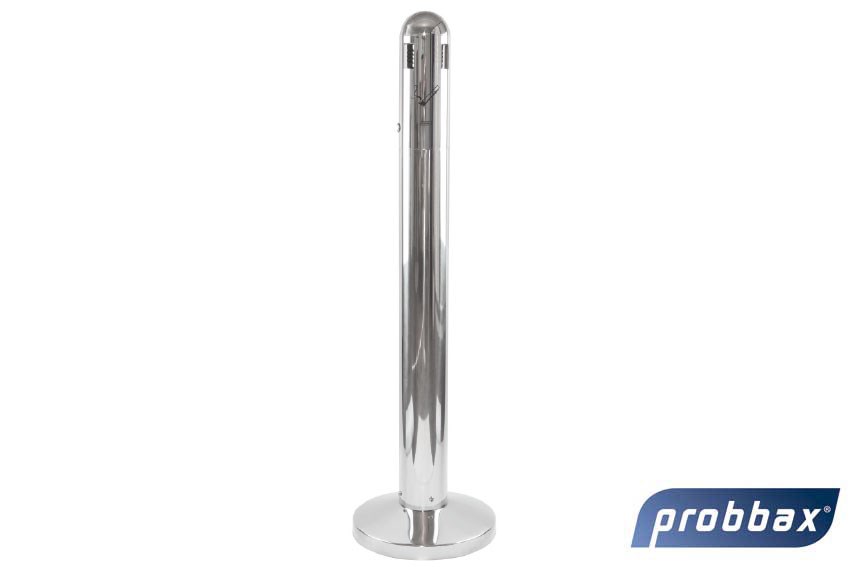 Tubular stand alone ashtray - 3 l - up to 900 butts 