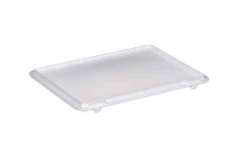 Hinged lid Food natural - 400x300mm - incl. 2 locking clips