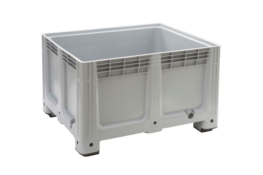 Pallet box - 1200x1000x760 mm - closed - 4 feet 