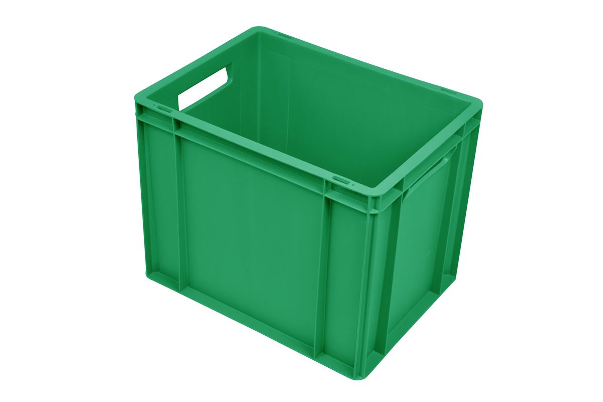 EN Stacking bin Budget Color 30l - 400x300x325mm - closed sides and bottom 