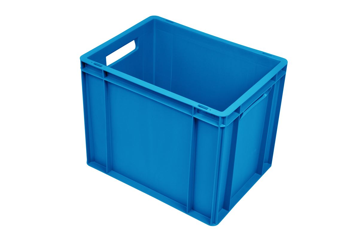 EN Stacking bin Budget Color 30l - 400x300x325mm - closed sides and bottom 