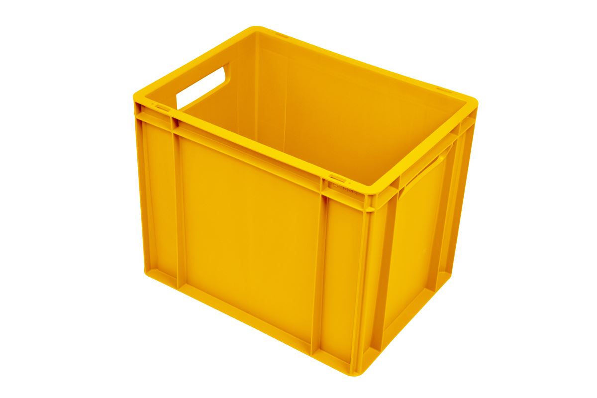 EN Stacking bin Budget Color 30l - 400x300x325mm - closed sides and bottom 