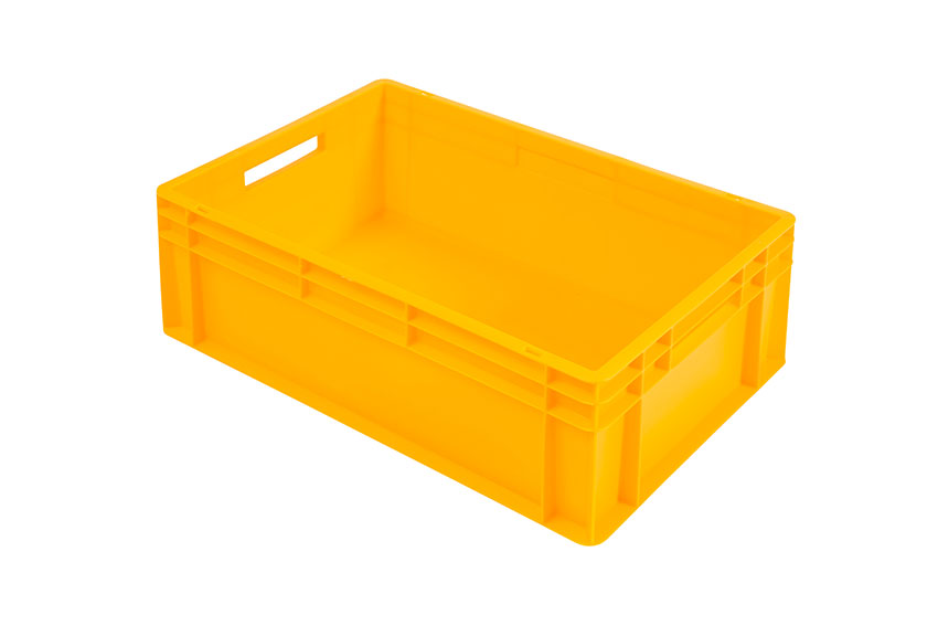 EN Stacking bin Budget Color 42l - 600x400x220mm - closed sides and bottom 