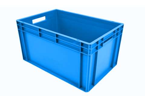 EN-Stapelbehälter Budget Color 60l - 600x400x320mm - geschlossene Wände und Boden