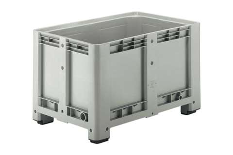 Caisse-palette 1200x800x760 mm - plein - 4 pieds - 470 l