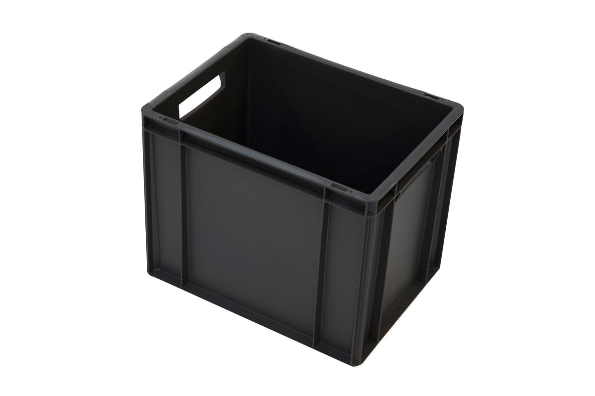 EN Stacking bin Budget Recycled 30l - 400x300x325mm - closed sides and bottom 