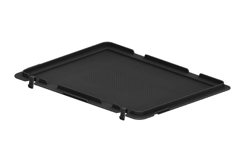 EN Scharnierdeckel Budget Recycled - 400x300x19mm 