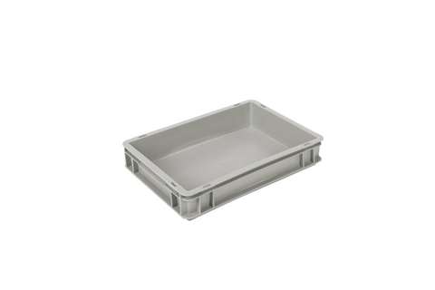 EN-Stapelbehälter Classic 6l - 400x300x80mm - geschlossene Wände und Boden - geschl. Griffe