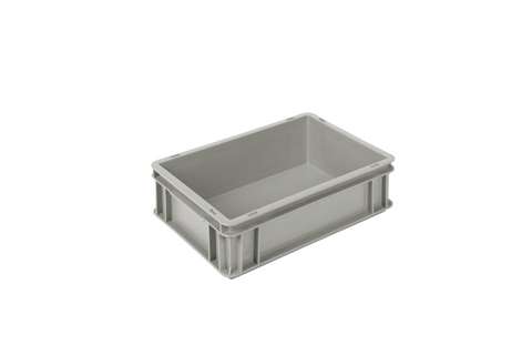 EN-Stapelbehälter Classic 10l - 400x300x120mm - geschlossene Wände und Boden - geschl. Griffe