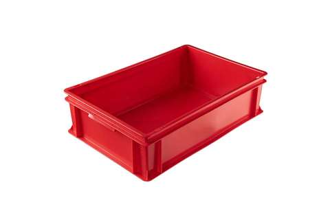 EN-Stapelbehälter Classic 23l - 600x400x120mm - geschlossene Wände und Boden - geschl. Griffe
