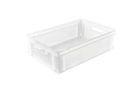 EN-Stapelbehälter Classic 34l - 600x400x170mm - geschlossene Wände und Boden - offen Griffe