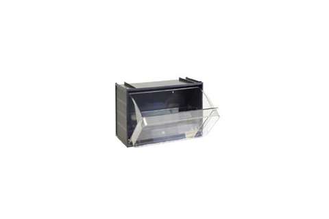 Bloc-tiroir basculants 1 godet - série Crystal Box - 300x155x185mm