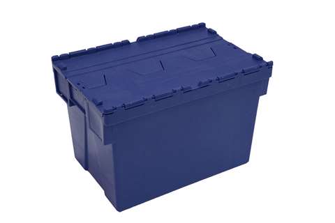 Attached lid container Ergo 69L – 600x400x400mm