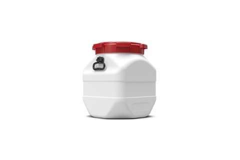 Viereckig Weithalsfass 50l (un)