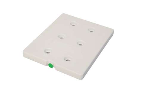 Plaque eutec. GN1/2 -3°c - bouch. vert - 325x265x30mm