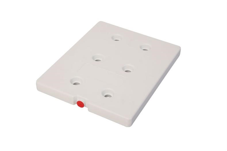 Plaque eutec. GN1/2 -16°c - bouch. rouge - 325x265x30mm 