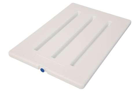 Plaque eutec. 60x40 -12°c - bouchon bleu - 600x400x28mm